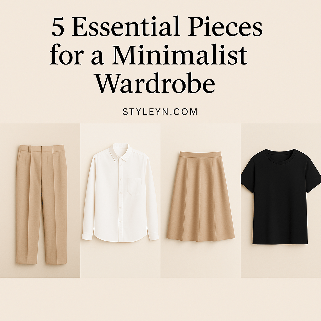 5 Essential Pieces for a Minimalist Wardrobe (India Edition) - Styleyn