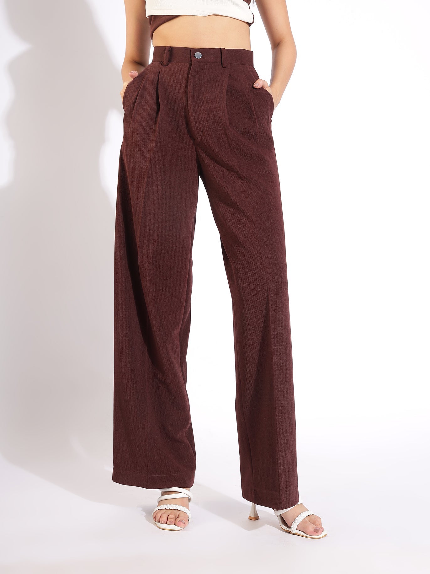 Korean Pleated Pants - Styleyn