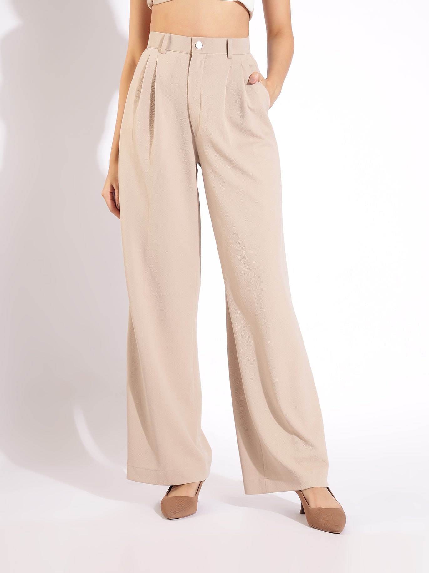 Korean Pleated Pants - Styleyn