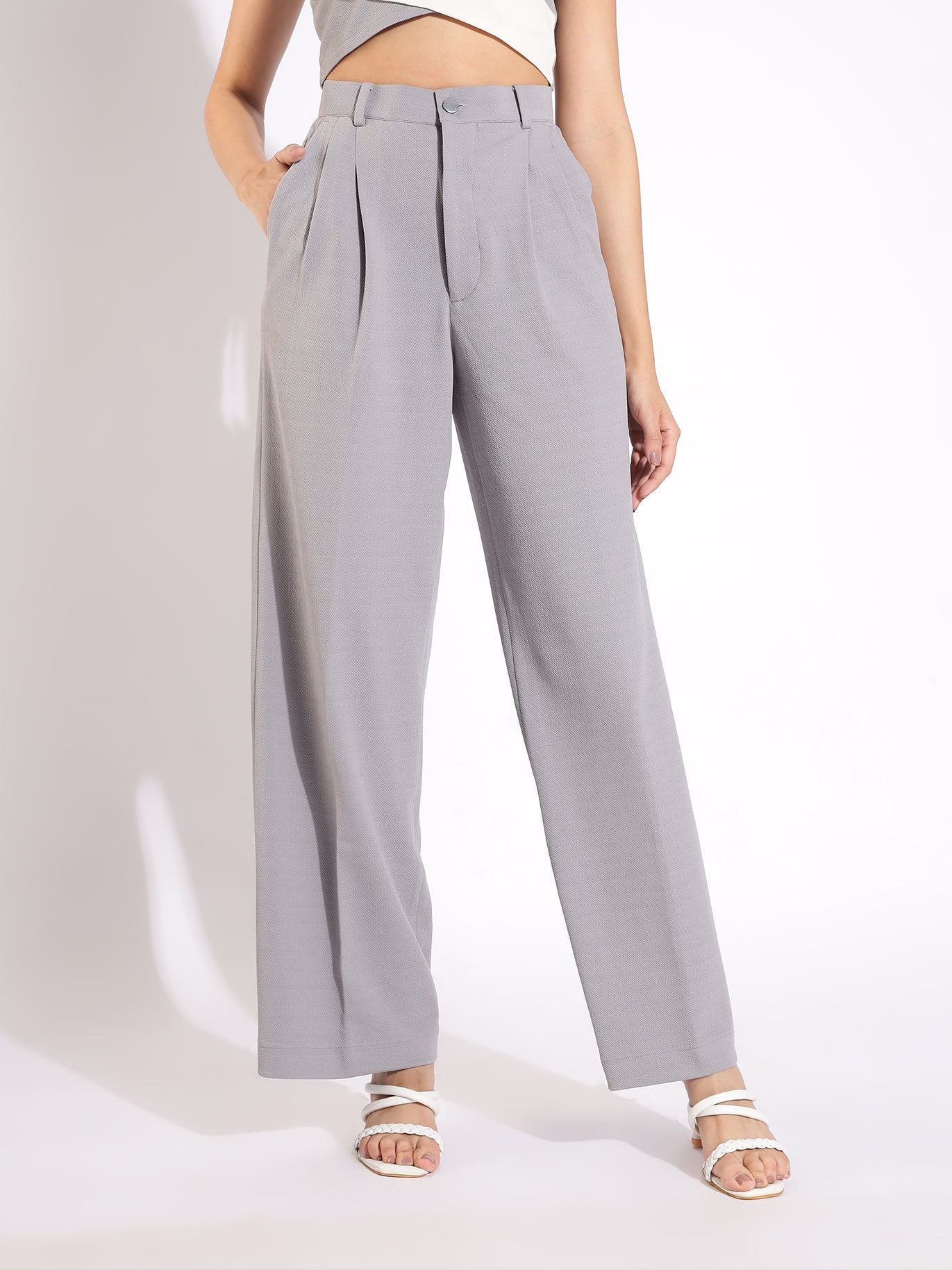 Korean Pleated Pants - Styleyn