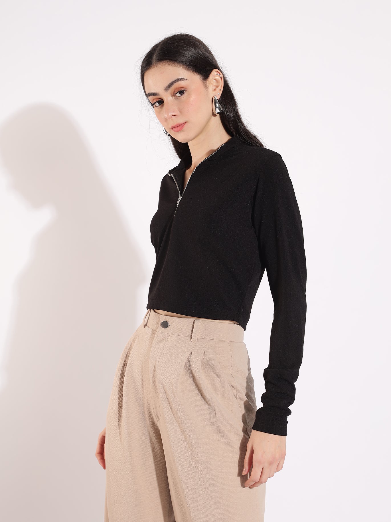 Turtle Neck Top - Styleyn