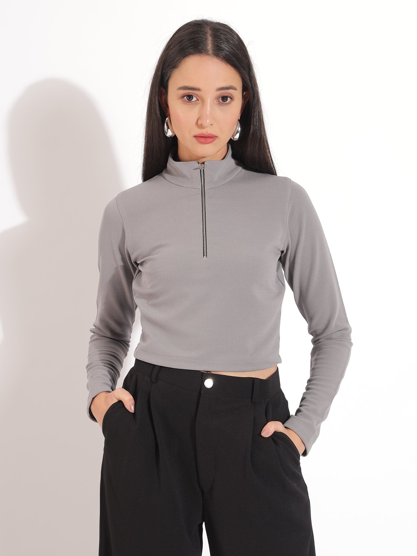 Turtle Neck Top - Styleyn