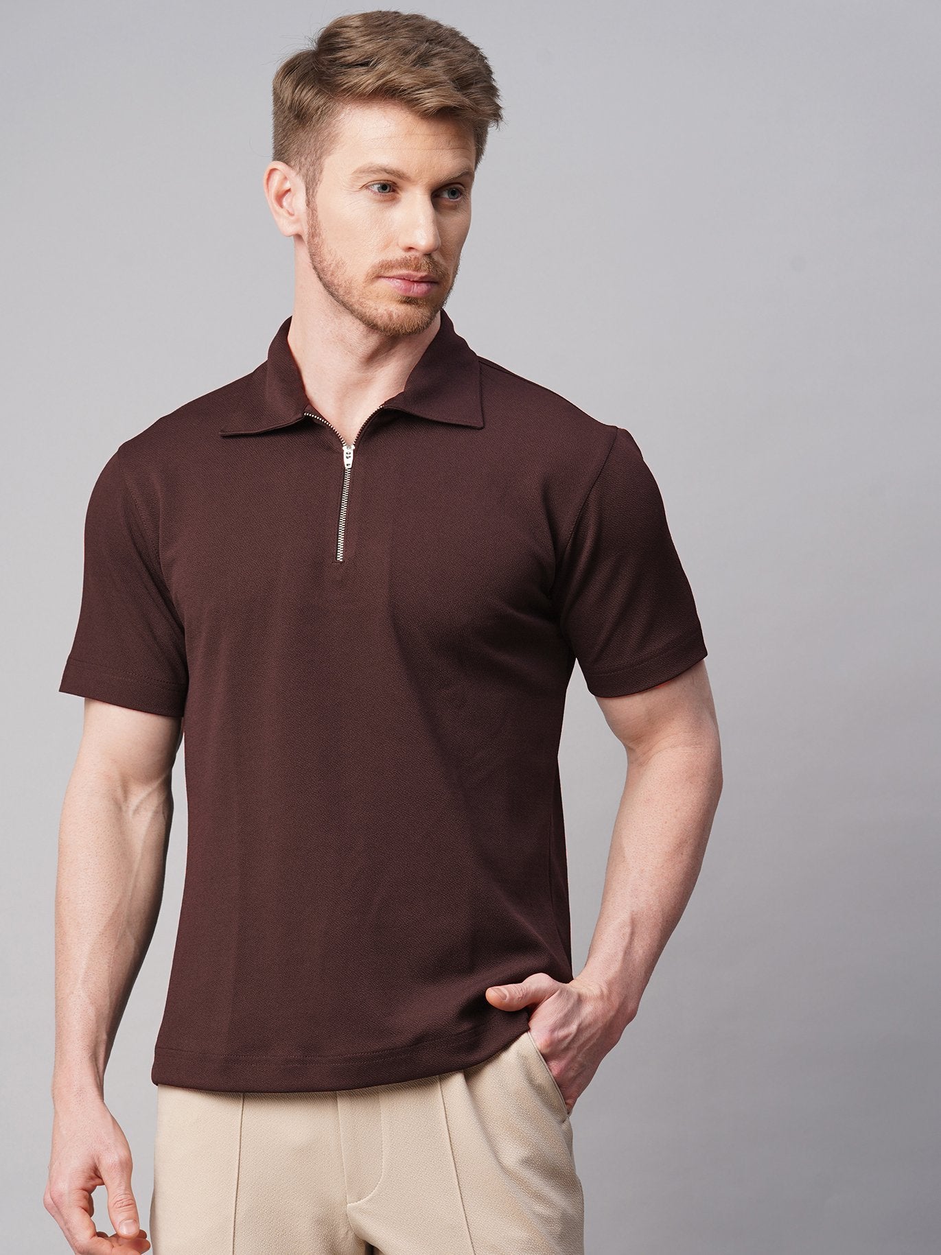 Wave Polo & Relaxed Meta Pants Combo - Shirt & Pant