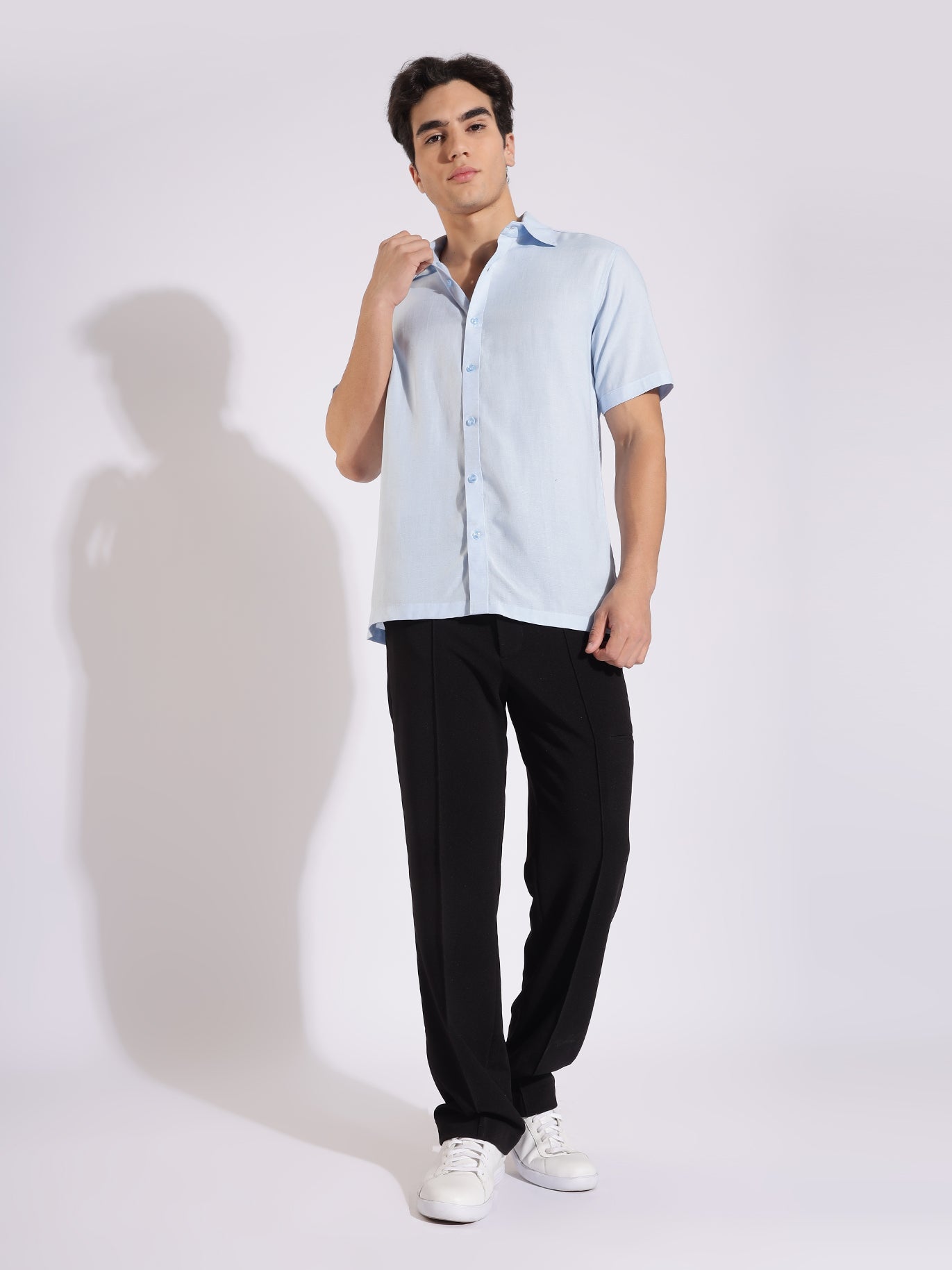 Nova Half Sleeve Linen Shirt