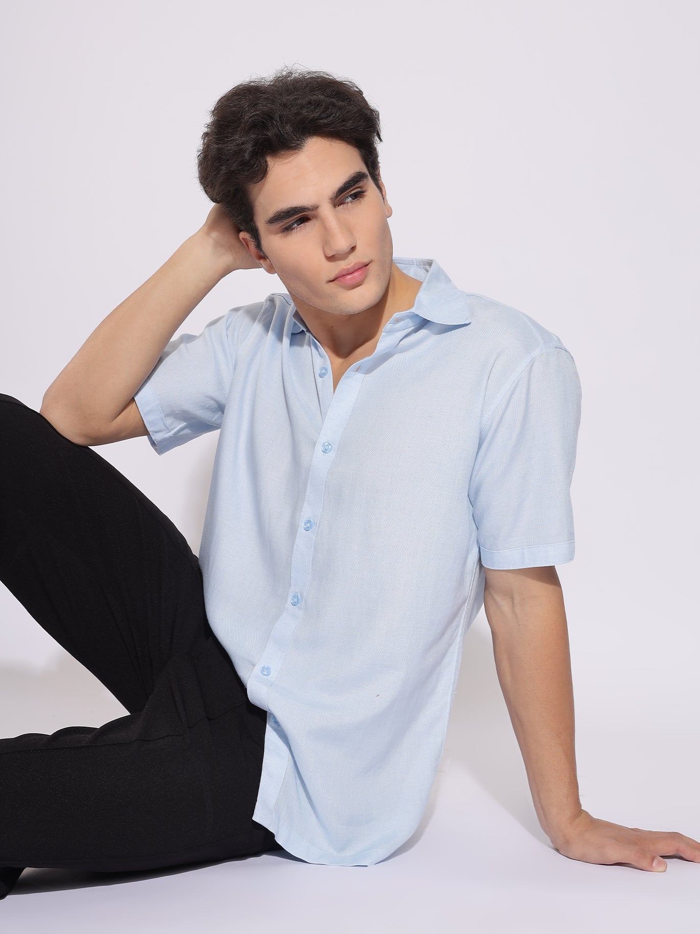 Nova Half Sleeve Linen Shirt