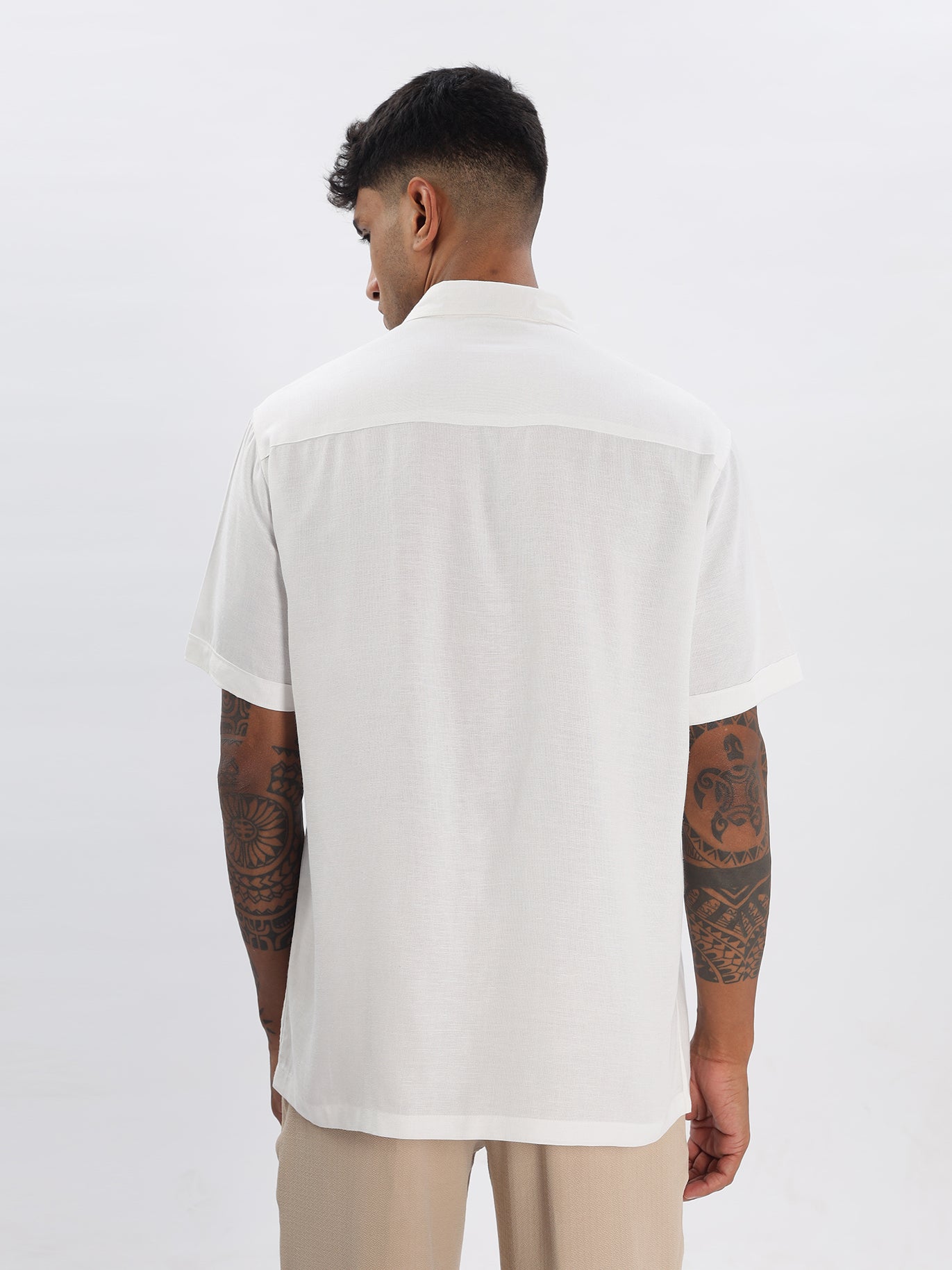 Nova Half Sleeve Linen Shirt