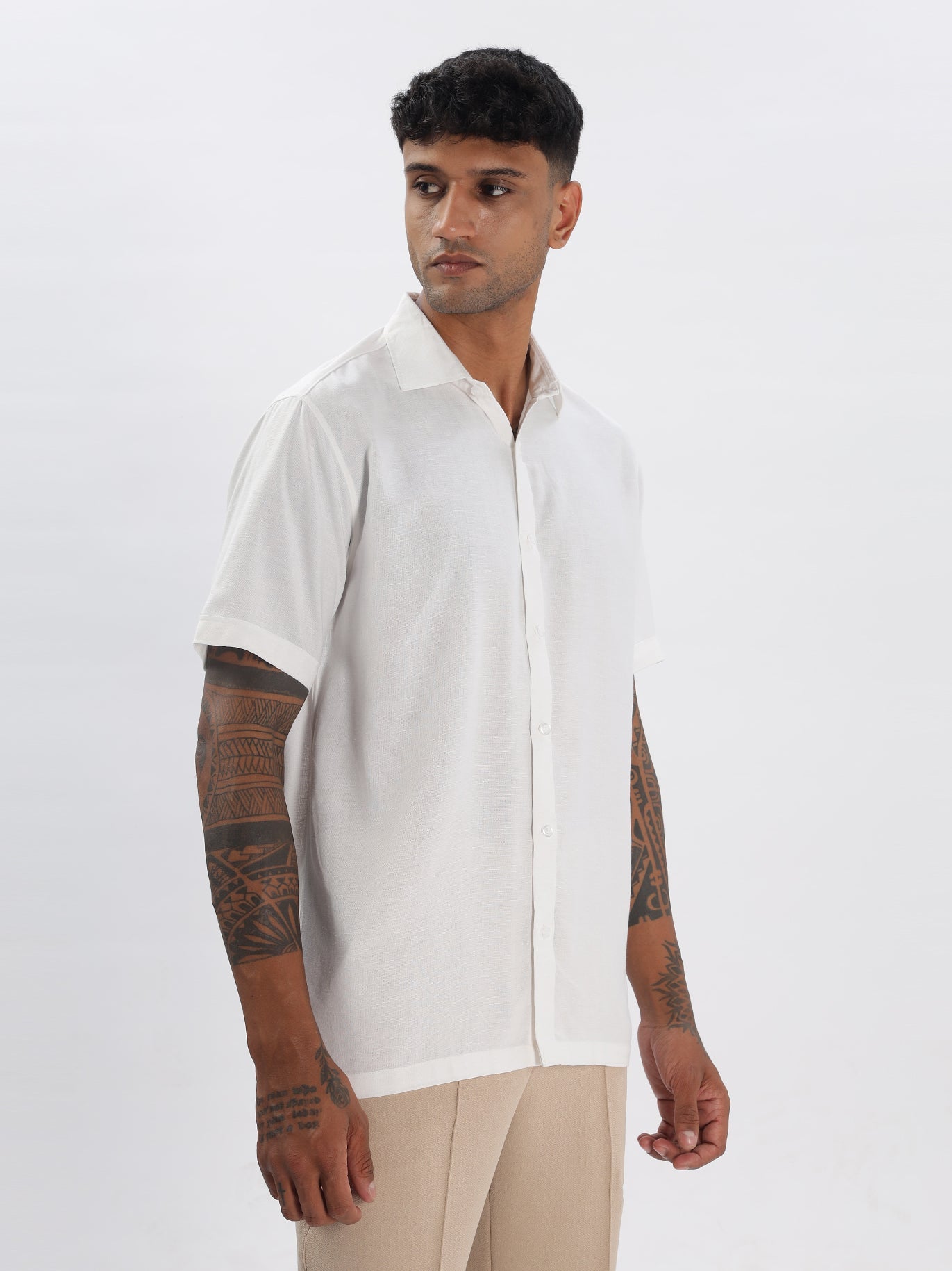 Nova Half Sleeve Linen Shirt