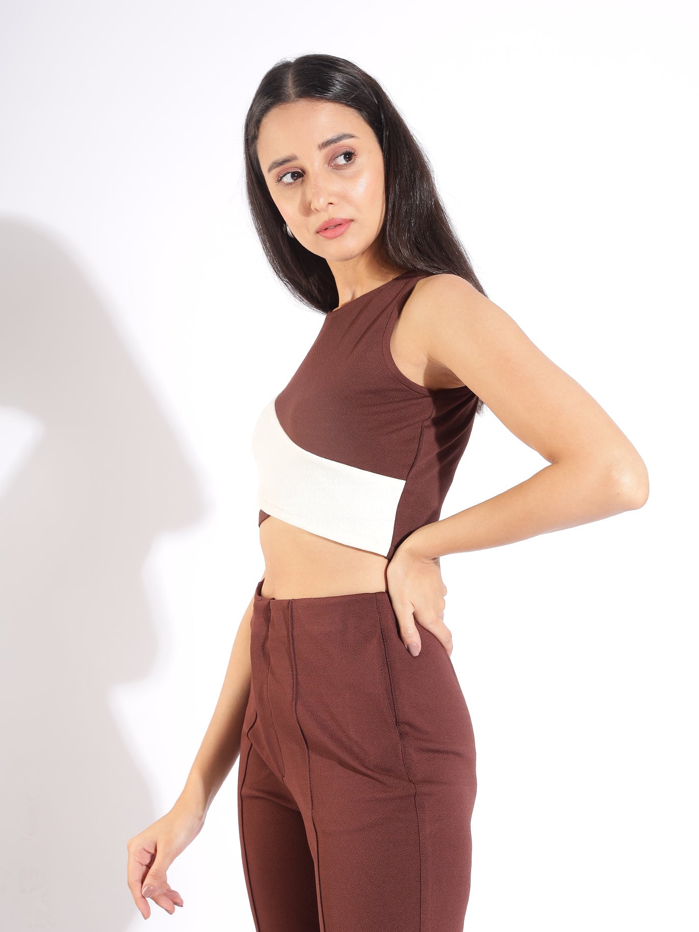 Two-Tone Crop Top