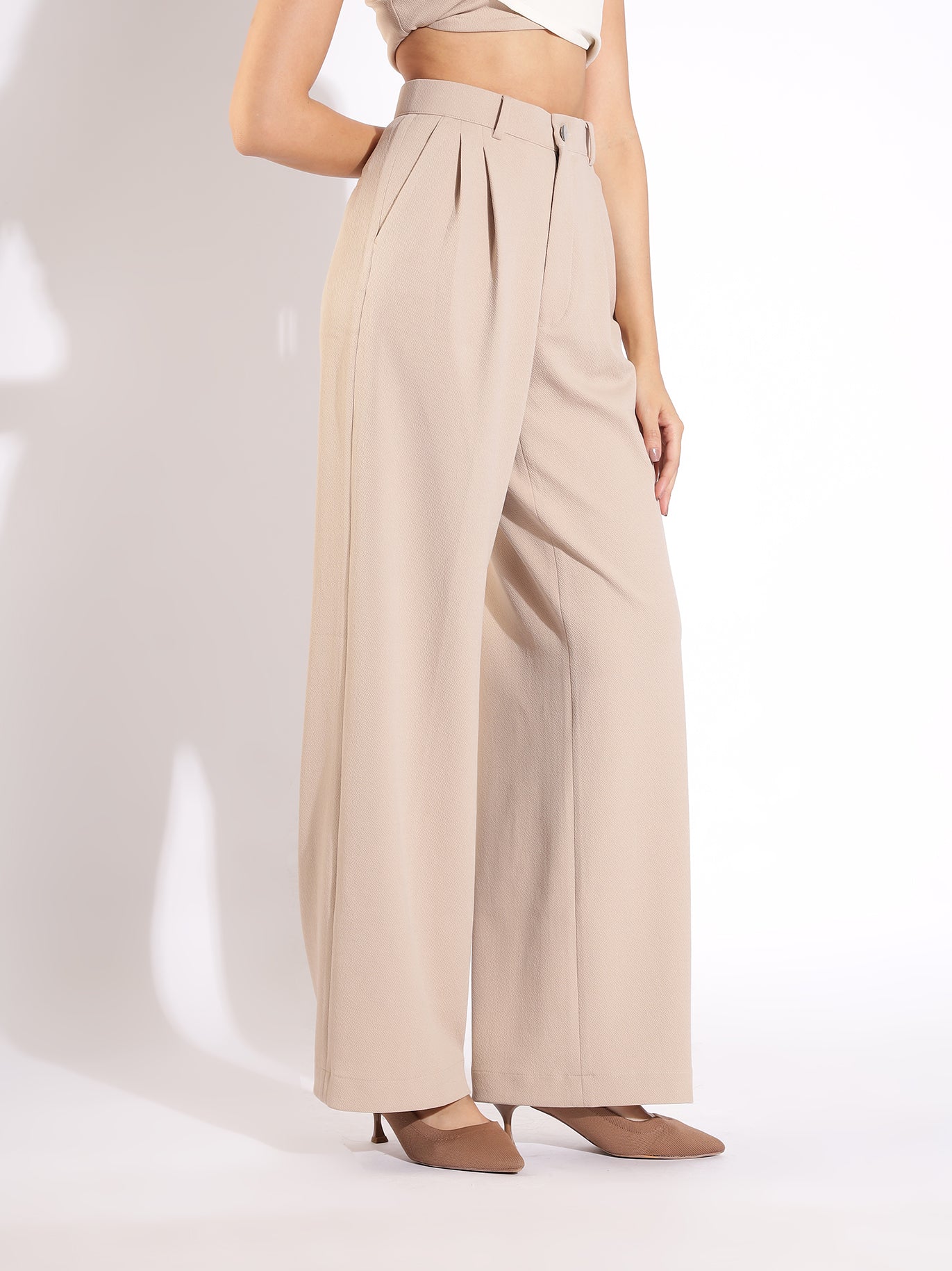 Korean Pleated Pants - Styleyn