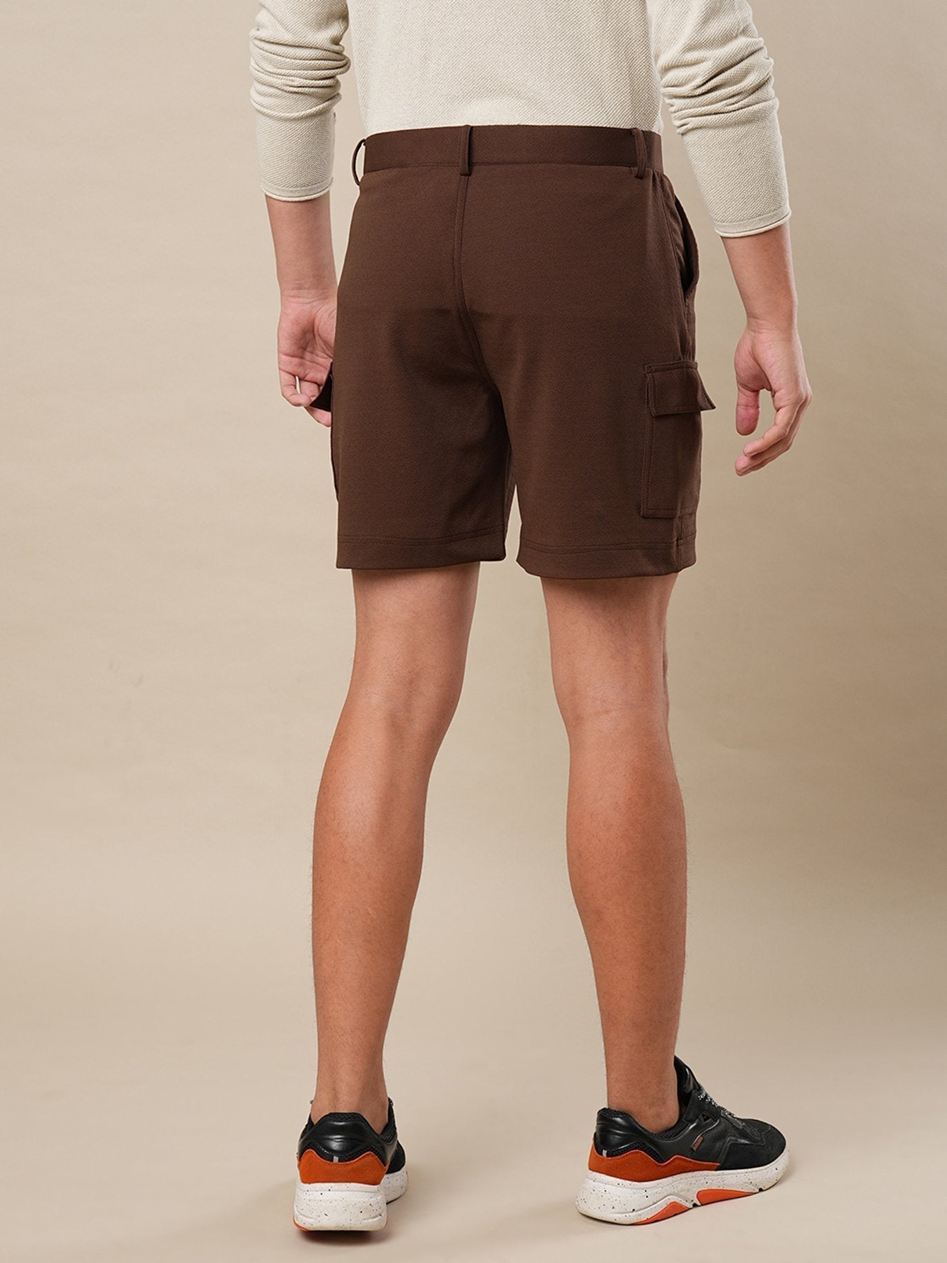 Solid Cargo Shorts - Shorts