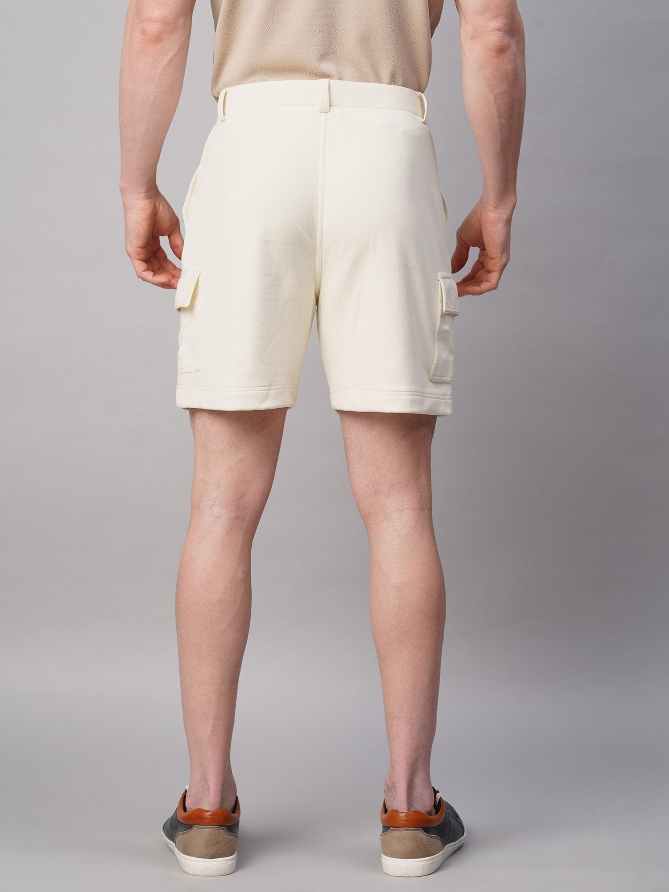 Solid Cargo Shorts - Shorts