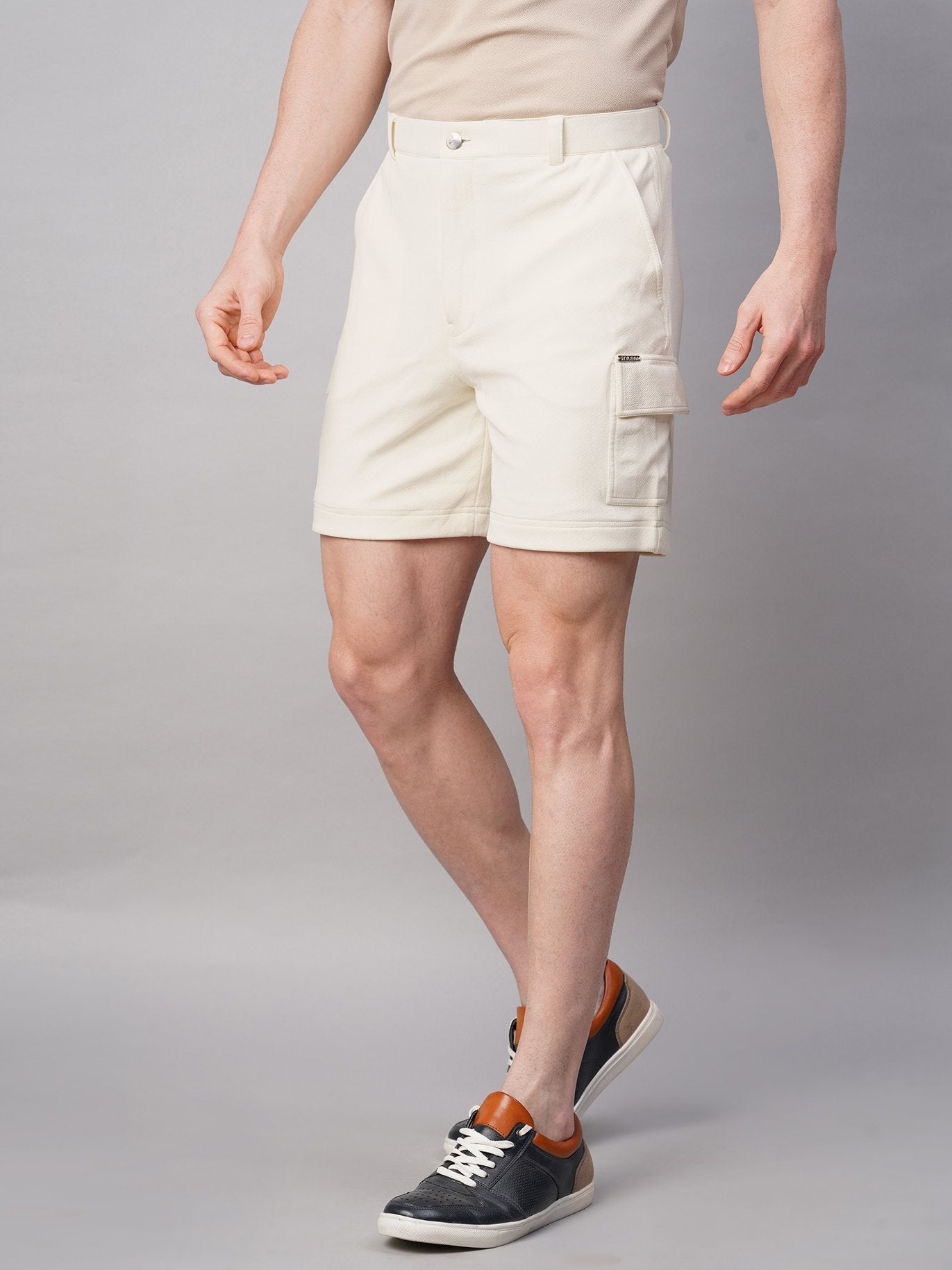 Solid Cargo Shorts - Shorts