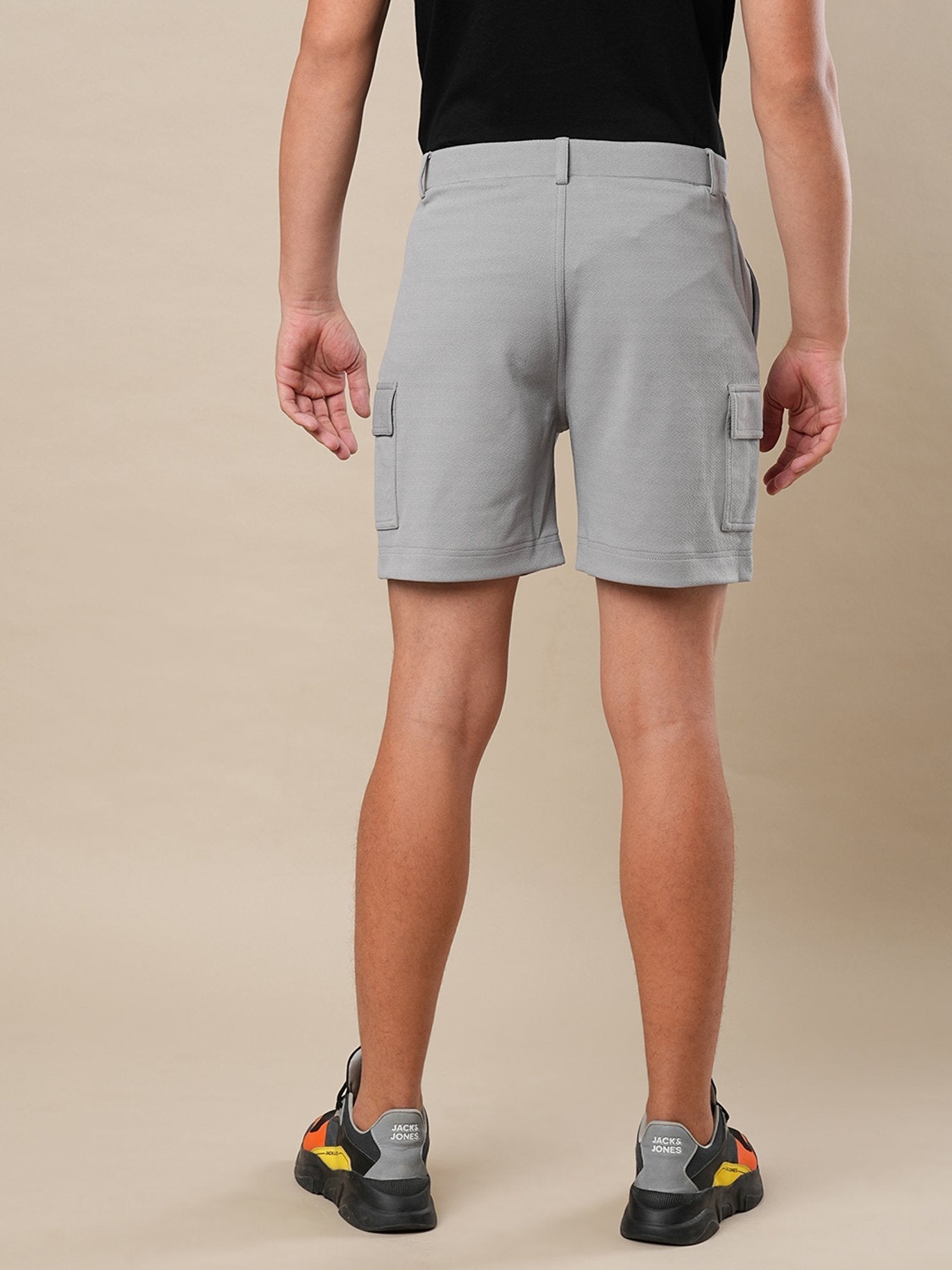 Solid Cargo Shorts - Shorts