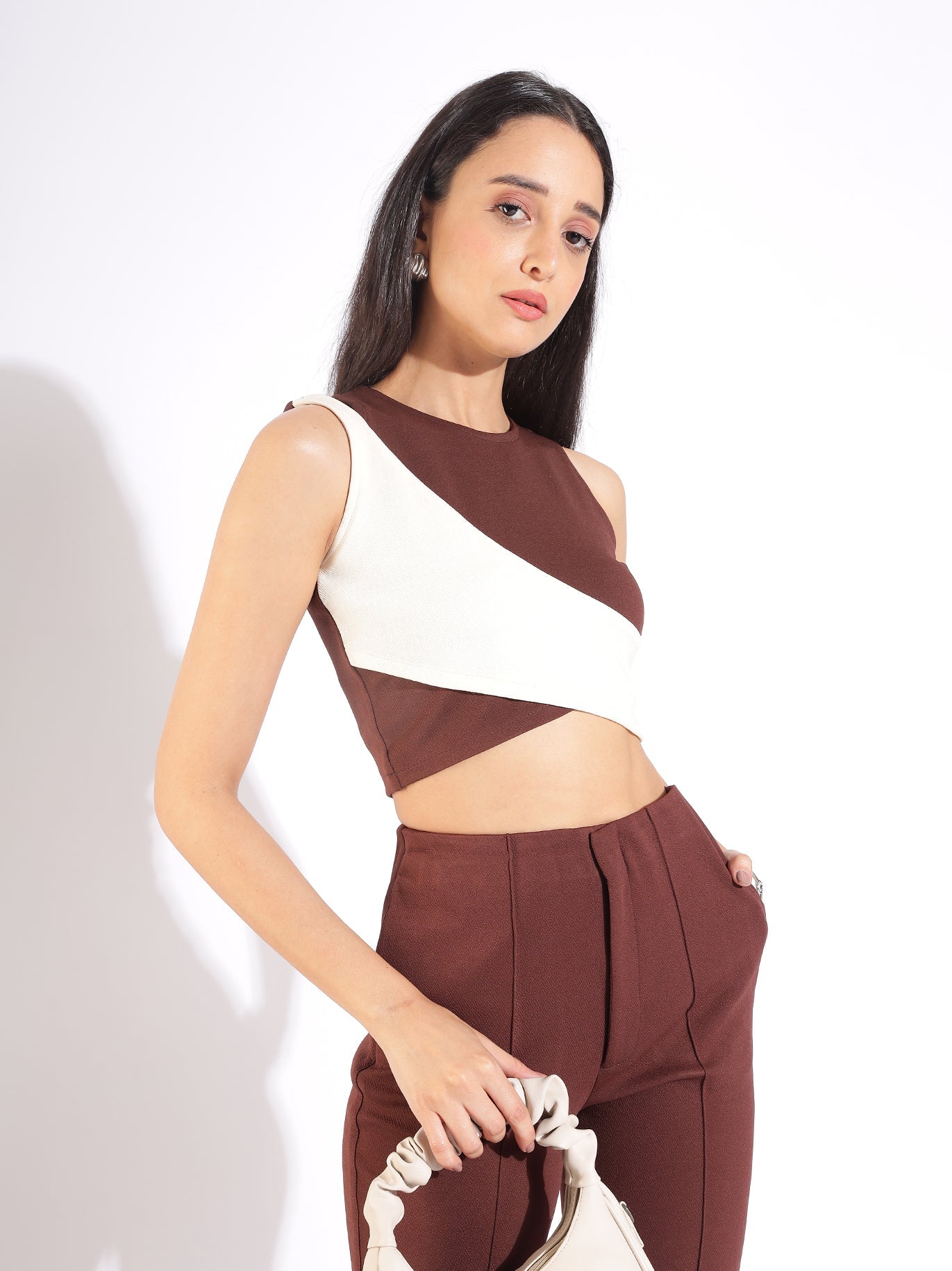 Two - Tone Crop Top - Styleyn