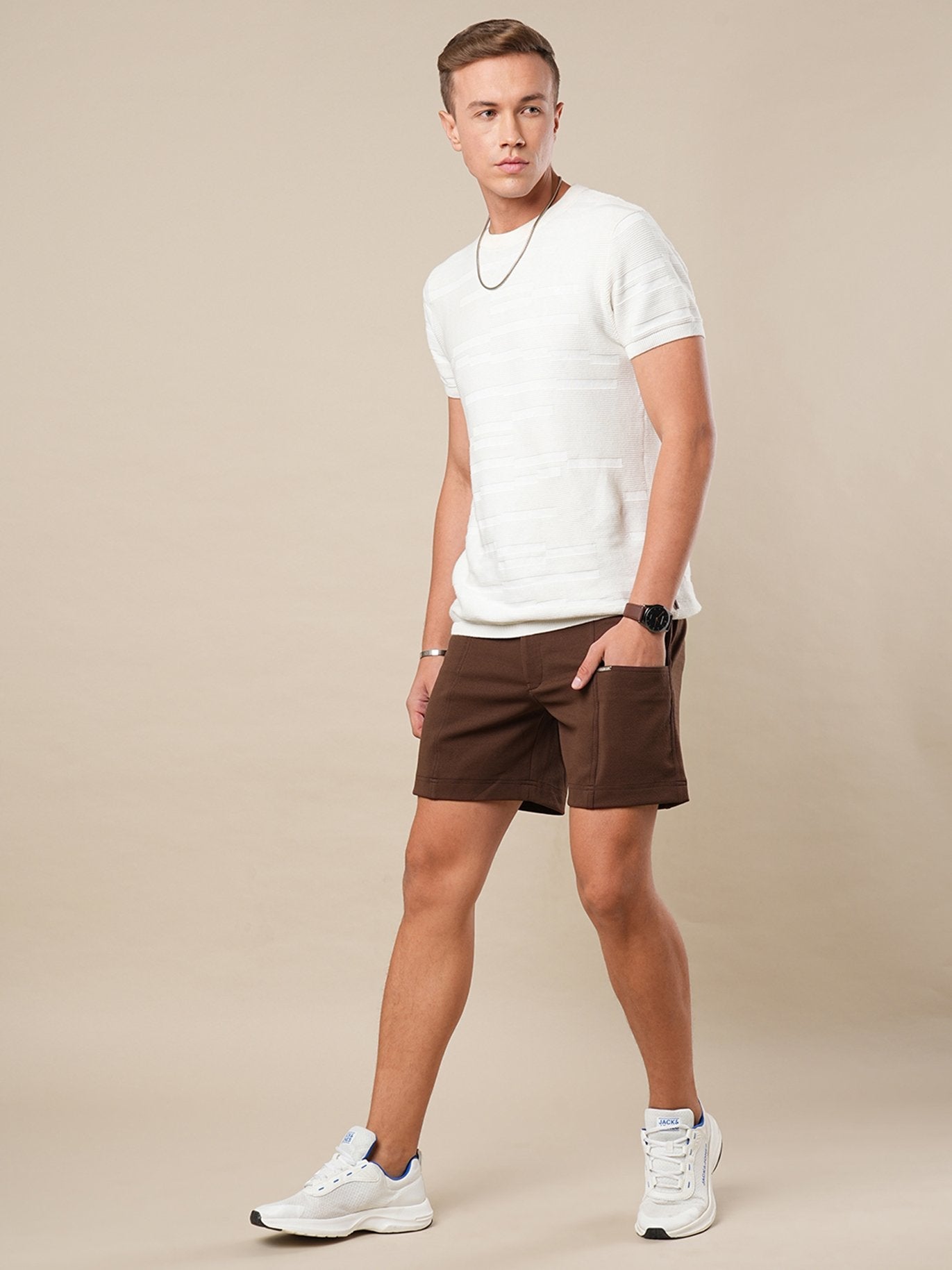 French Crepe Shorts - Pants