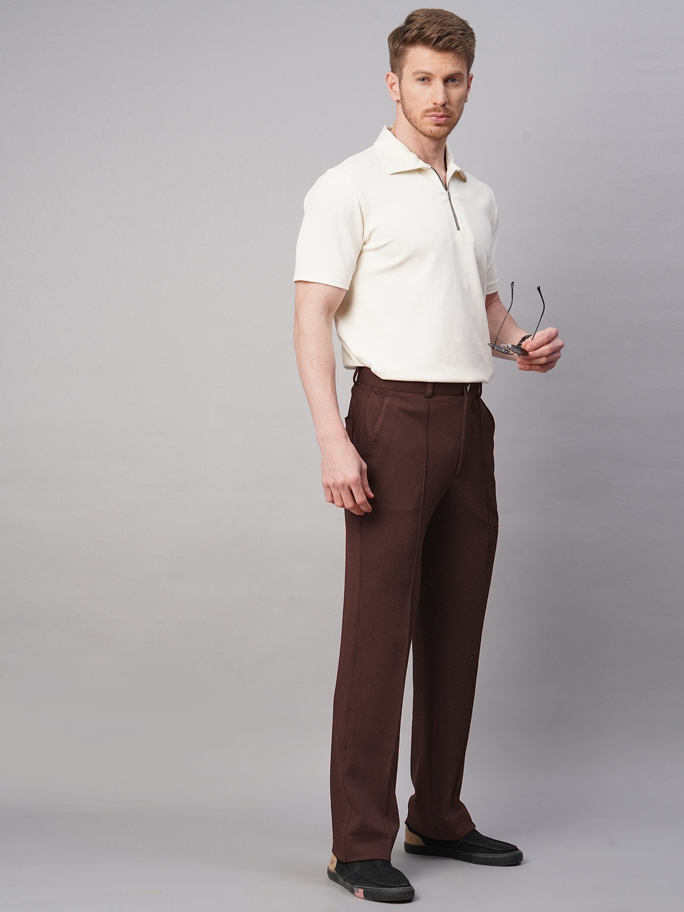 Wave Polo & Fit Bloke Pants Combo - Shirt & Pant