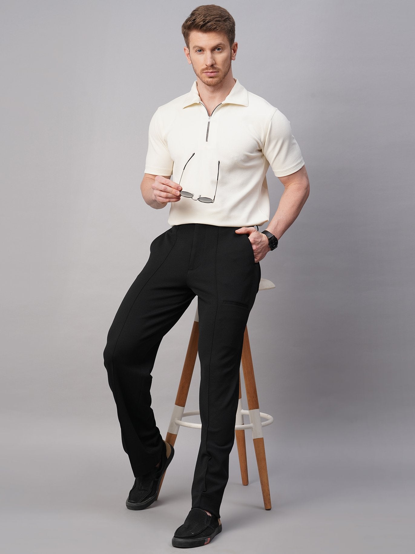 Wave Polo & Fit Bloke Pants Combo - Shirt & Pant