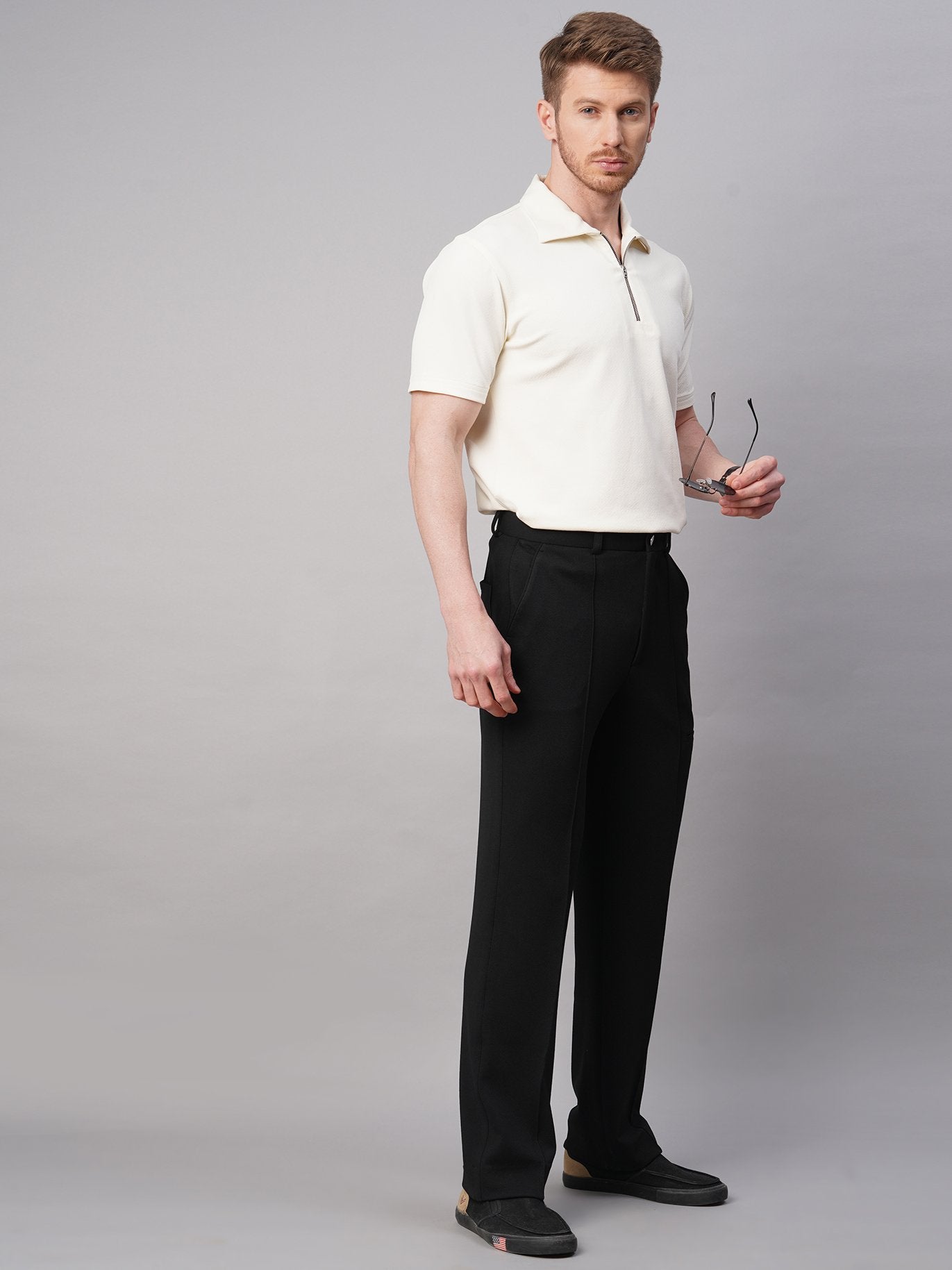 Wave Polo & Fit Bloke Pants Combo - Shirt & Pant